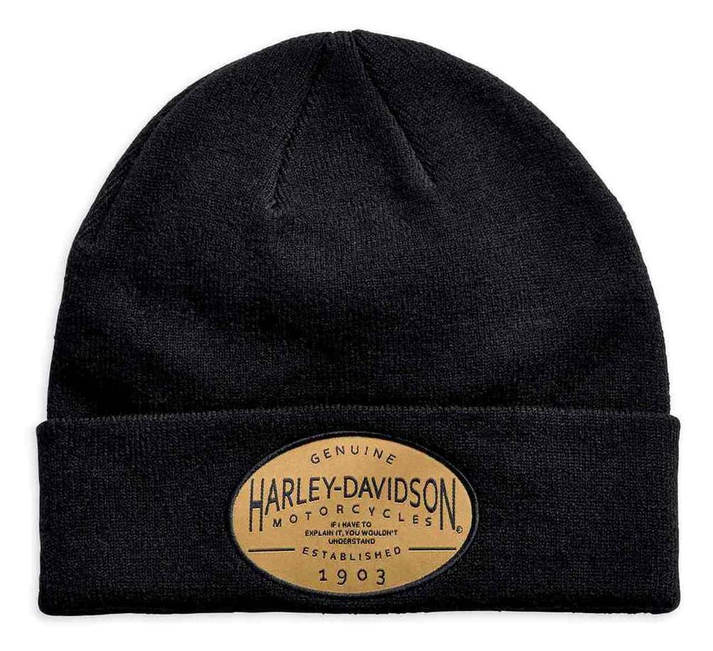 Мужская вязаная шапка Harley-Davidson