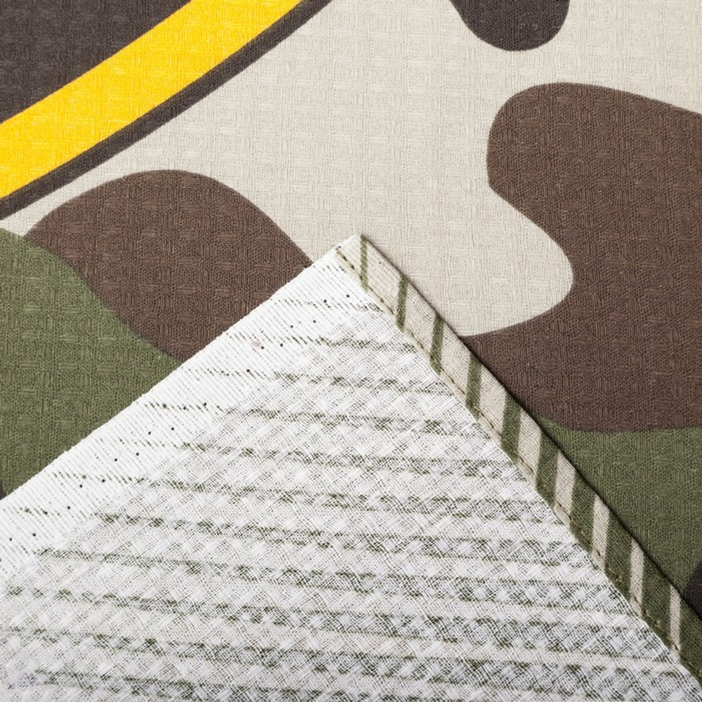 Полотенце вафельное для бани «Настоящий мужчина», 60×146 см, хлопок 100%