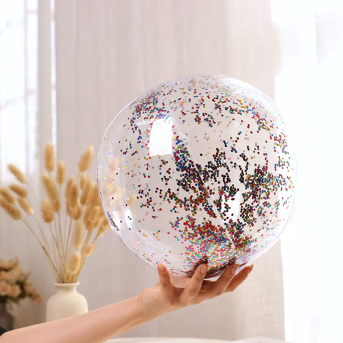 Пляжный мяч "Блестки", 30 см