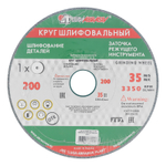 Круг шлифовальный, 200 х 20 х 32 мм, 63С, F60, (K, L) "Луга"