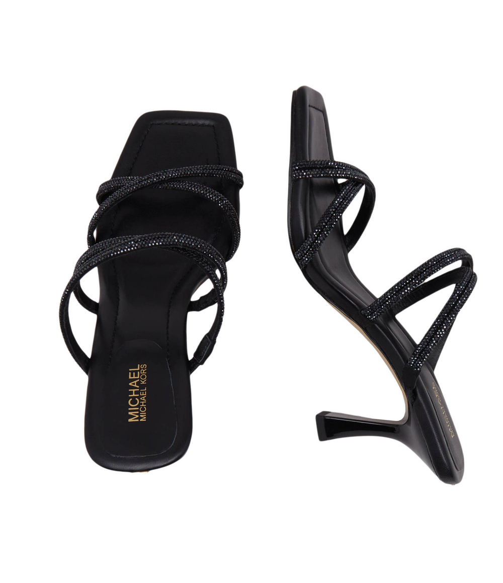 Шлепанцы на шпильке CORRINE Michael Kors - черный(40R4CNMS1S)