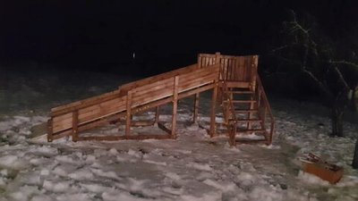 Зимняя горка "Метелица" 10 метров