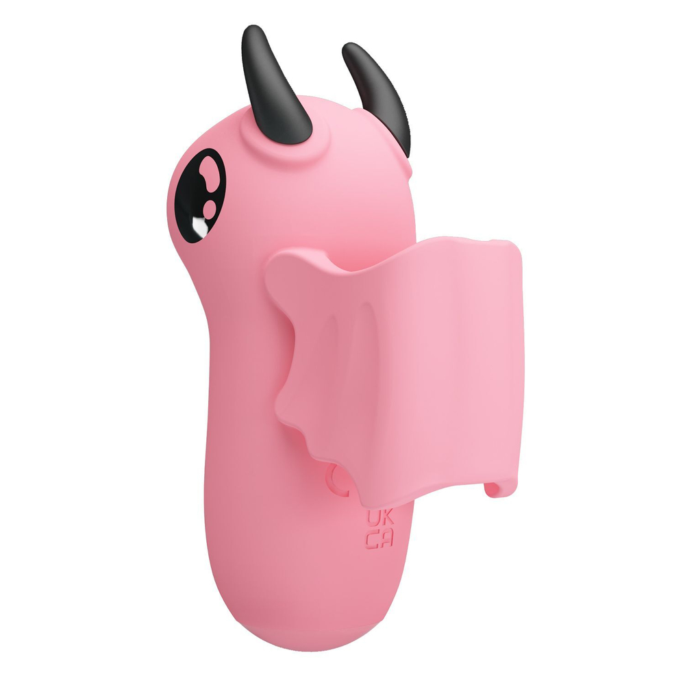 Розовый стимулятор клитора Magic Devil (Цвет: розовый)