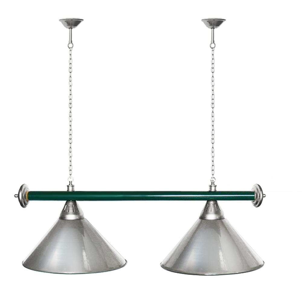 Лампа STARTBILLIARDS 2 пл. (плафоны золотые,штанга золотая,фурнитура золото)