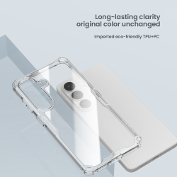 Прозрачный усиленный чехол для Samsung Galaxy S26+ Плюс, серия Nature TPU Pro от Nillkin