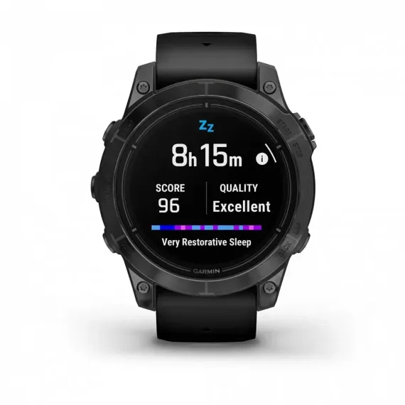 Garmin epix Pro (Gen 2) Standard Edition 47 мм, серый, черный ремешок