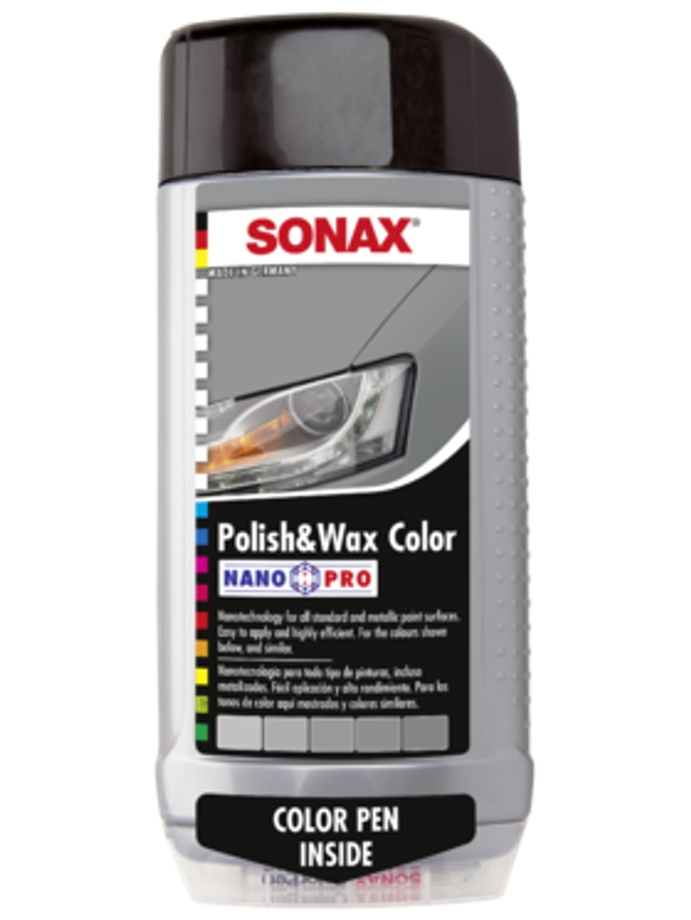 Полироль с воском серебристая серая SONAX NanoPro 0,5 л 296300