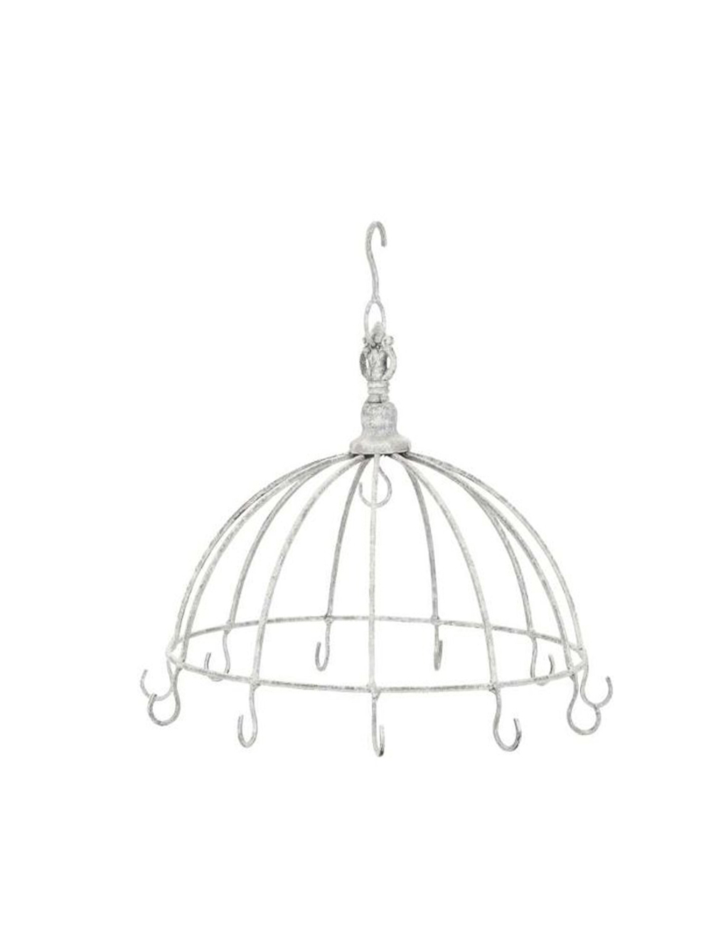 Подвес декоративный "Корона" белый большой 31,5х32 см от CAMPO Home & GardenCAMPO Home & Garden