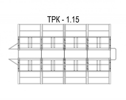 Тренажерная беседка на 8 тренажеров ТРК-1.15