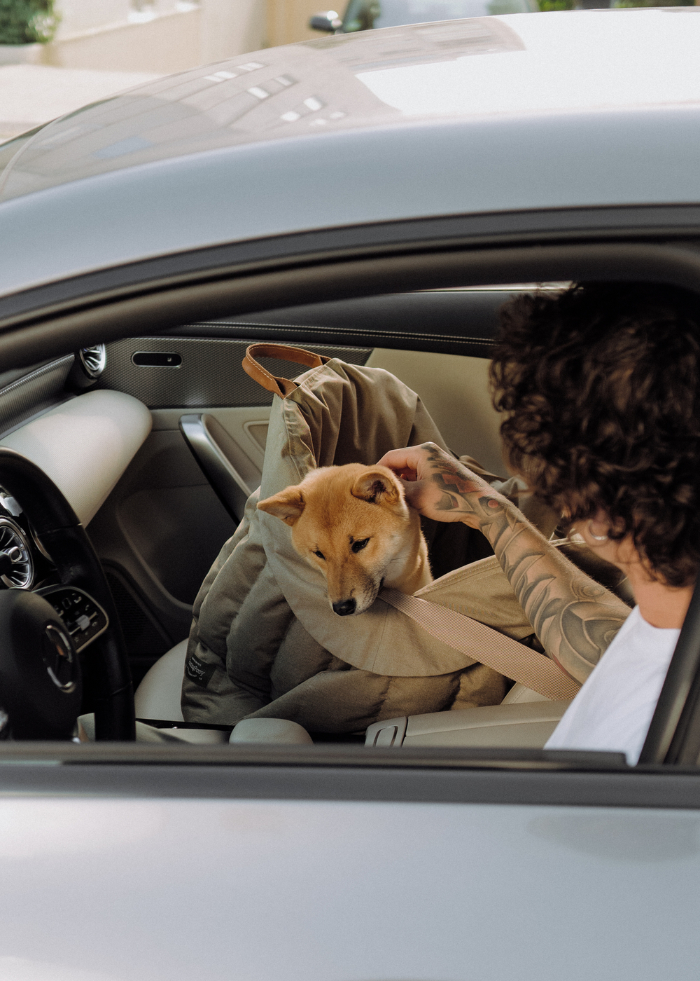 Чехол для автокресла облегчённый, бежевый