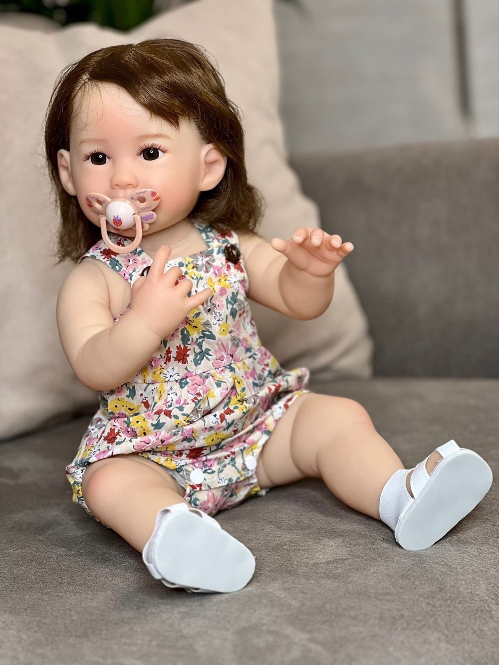 Кукла Реборн виниловая 55см в пакете (FA-135)