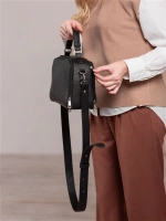 Сумка женская кросс боди через плечо на ремне из экокожи повседневная и деловая для женщины