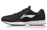 LiNing lightweight breathable anti-slip wear low help running shoes black and white