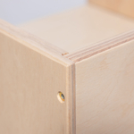 Растущий стул для детей, 34х34х34, Чек, стол и стул 2в1, деревянный, бежевый, Dipriz