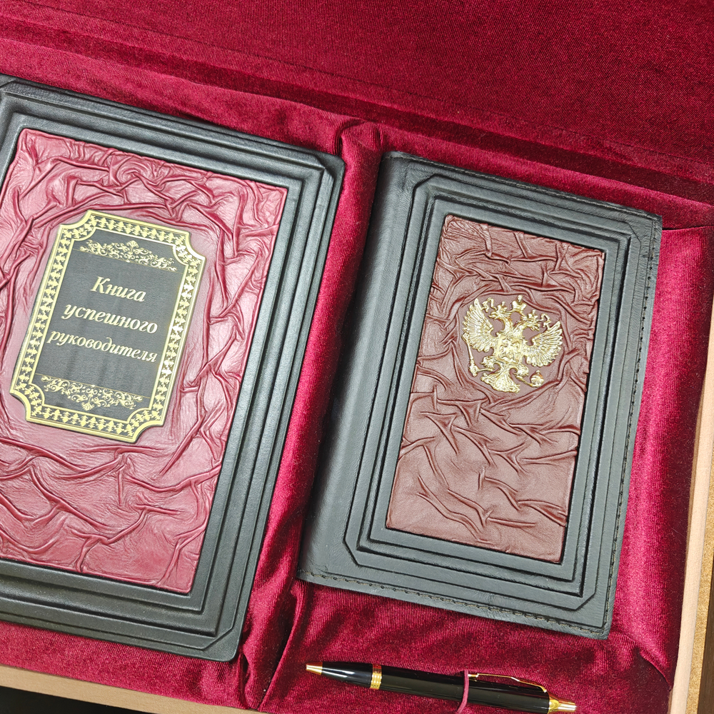 Подарочный набор "Книга успешного руководителя" с авторучкой Parker