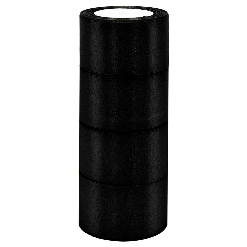 Лента атлас 5см*22.85м ЧЕРНЫЙ