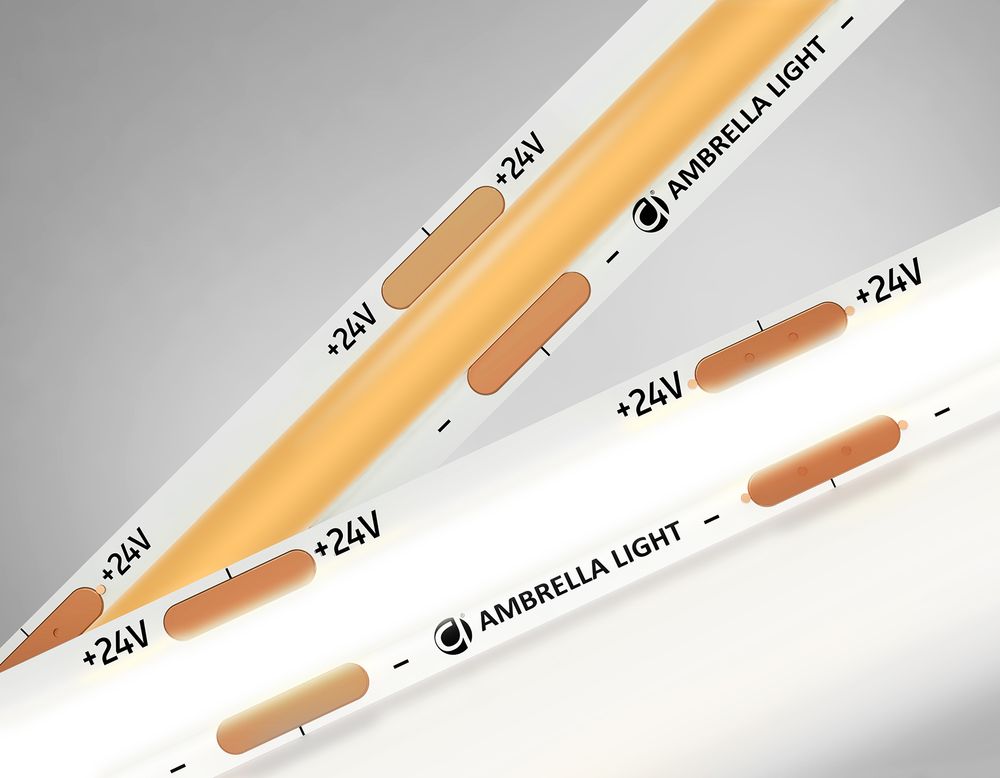 Светодиодная лента GS4702 COB 480Led /12W m/ 24V IP20 4500K/ 5000*8*1.54mm/ кратность резки 50mm (2 конт.)