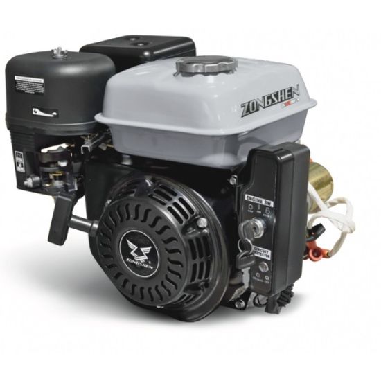 Двигатель "ZONGSHEN" 168FBE-4 (6.5 л.с., эл.стартер, пониж. редуктор, автом. сцепл, катушка 9А)