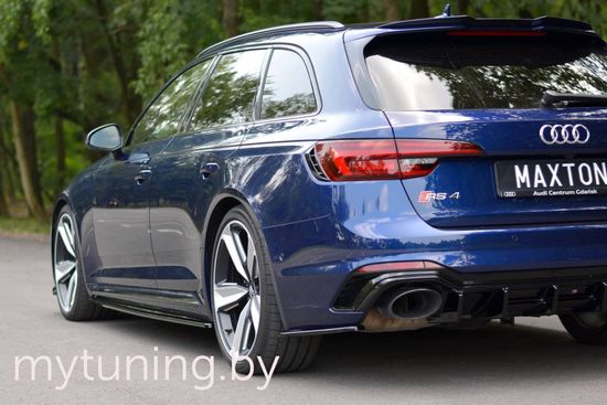 Сплиттеры бампера заднего боковые V.1 для AUDI RS4 B9 Avant (17-...)