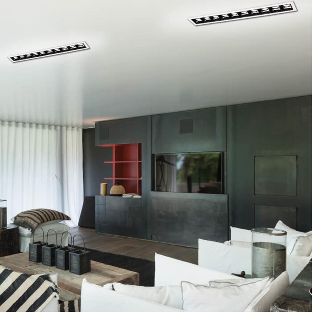 357622 SPOT NT18 488 белый/черный Встраиваемый светильник IP20 LED 3000K 20W 160-265V ANTEY