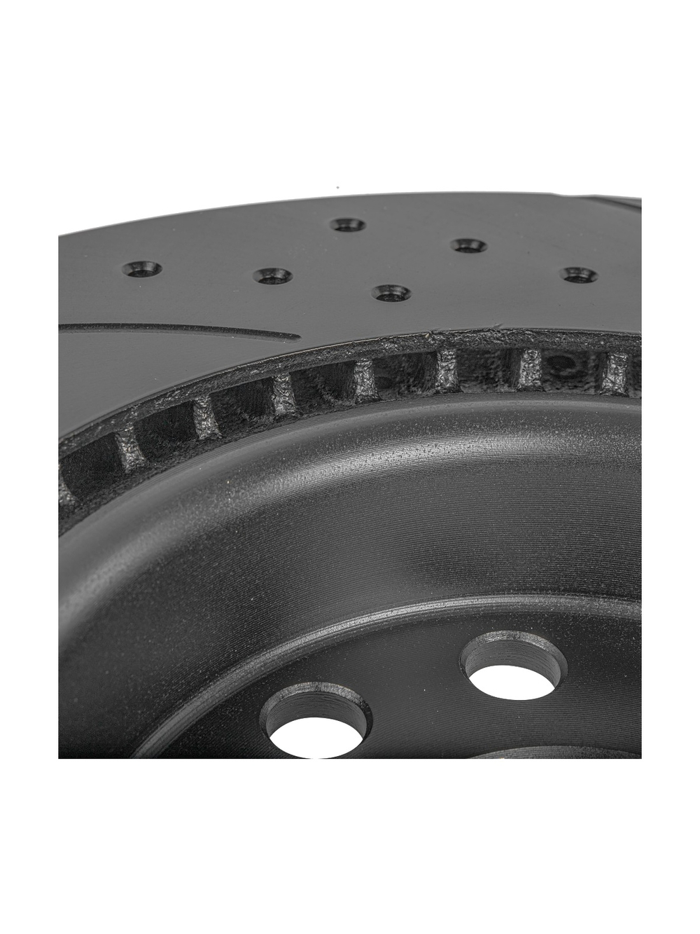 Диск тормозной передний перфорированный PRO-LINE с покрытием (комплект 2 шт) VW JETTA/PASSAT 05-> GANZ GIJ10008S