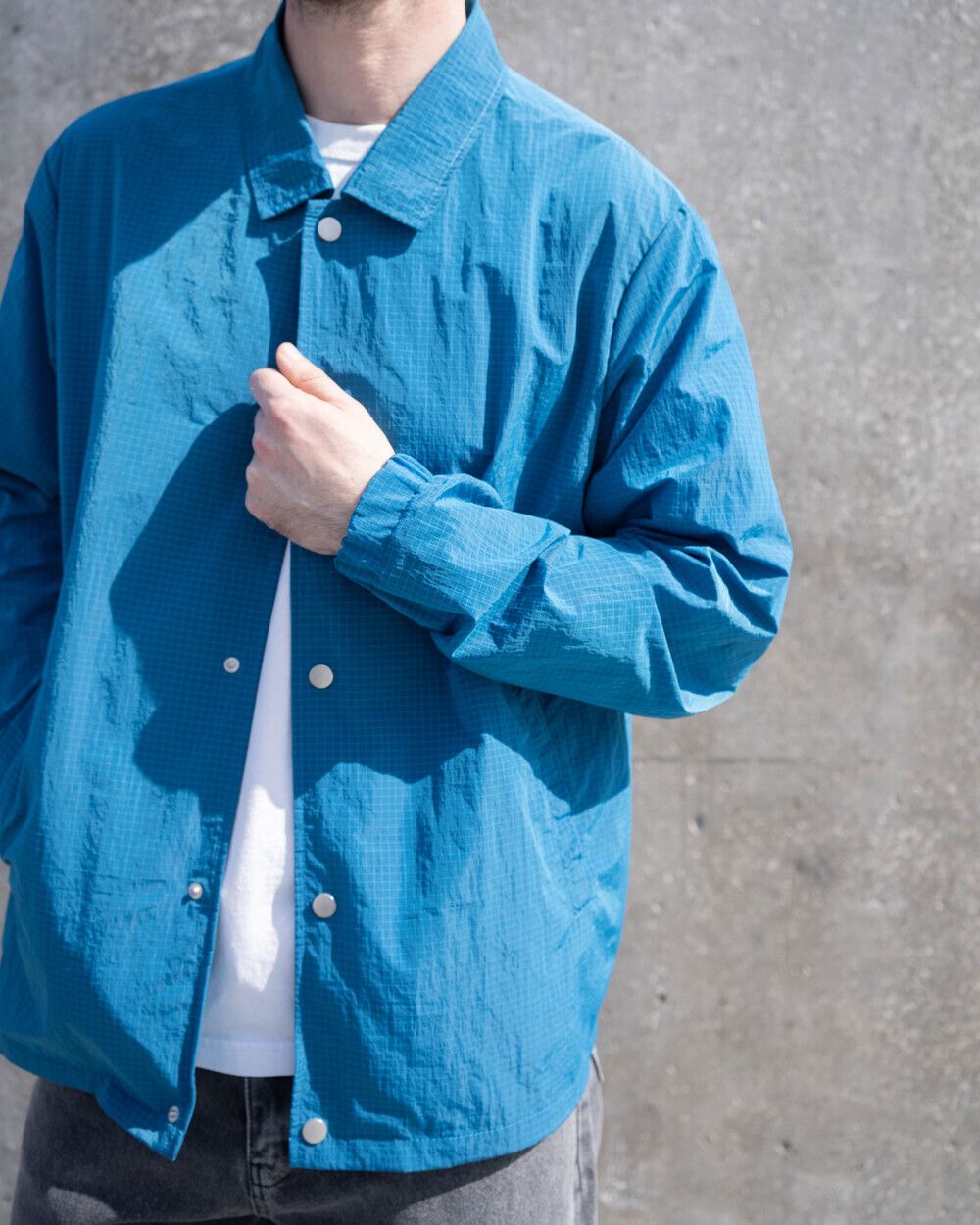 Куртка Молодость Тренерская RipStop голубая