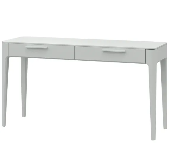 Консоль Type 2 ящика ширина 140 см (светло-серый)