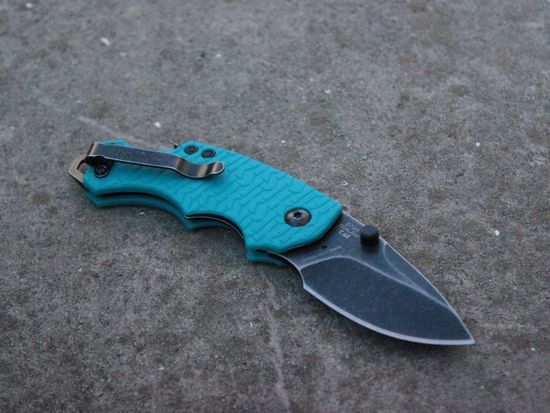 Складной нож KERSHAW Shuffle 8700TEALBW c клинком из стали 8Cr13MoV, рукоять GRN