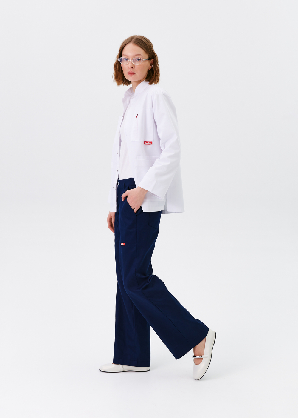 Брюки медицинские женские Лаворо, нэви хлопок