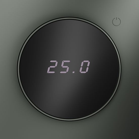 Терморегулятор электронный VOLTUM S70 с индикацией и датчиком, для теплого пола, (титан)