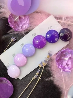 ElliS Гель лак для ногтей 084 сиреневый