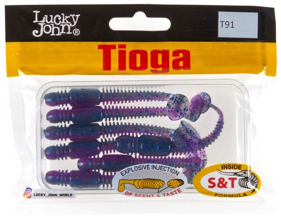 Виброхвосты съедоб. искусст. LJ Pro Series TIOGA 2.9in (07.40)/T91 7шт.