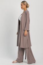 Брюки-палаццо для дома Шелк вискозы (латте) Б14499-52М LT Collection