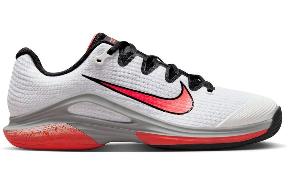 Женские Кроссовки теннисные Nike Zoom Vapor 12 HC Premium - white/hot lava/wolf grey