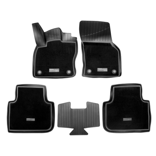 Ковры в салон Norplast для Volkswagen Tayron X 2025-, Черный, арт.NPA11-C95-590-1-CM