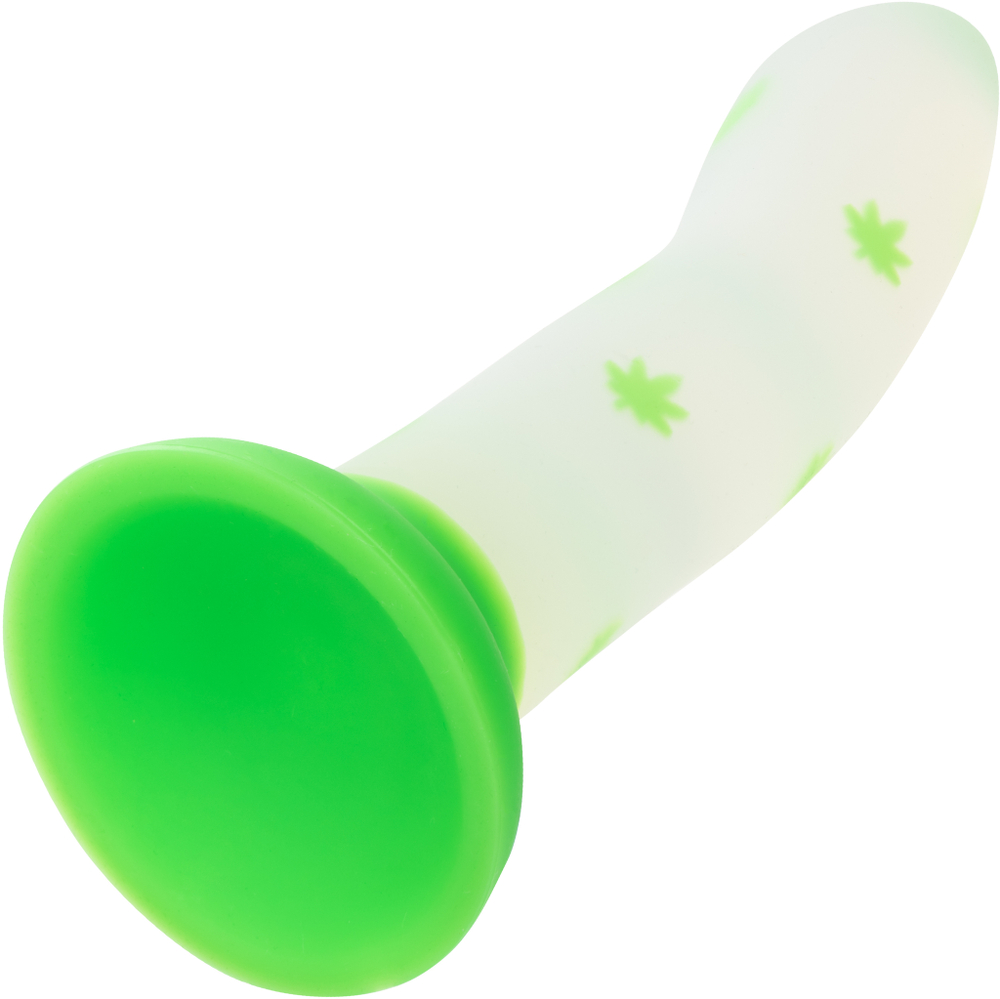 Светящийся фаллоимитатор Glow Stick Leaf