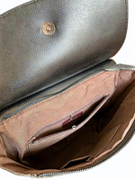 Рюкзак-сумка женский QOZA из экокожи, черный