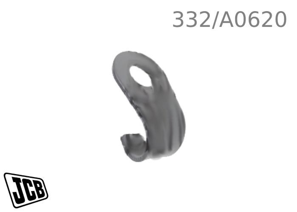 Зажим фиксатора двери JCB 332/A0620