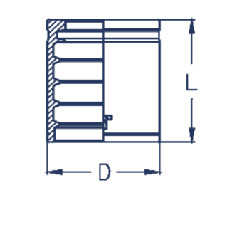 Муфта DN 25 1SN/1SC/2SC/R16S/R17