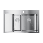 Мойка Omoikiri Akisame 78-2-R-IN нерж. сталь | Нержавеющая сталь
