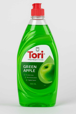 Гель для посуды TORI Green Apple 900 мл
