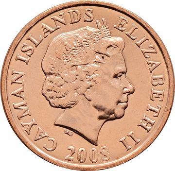 1 цент 2008 Каймановы острова, Дрозд