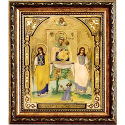 Одигитрия Святогорская. Старинная икона Божией Матери.