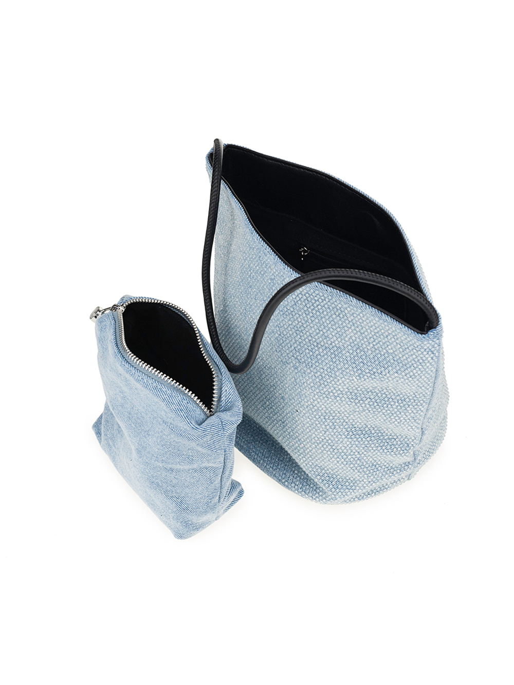 25081/42 Сумка жен., текстиль + нат. кожа