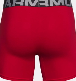 Комплект мужских трусов Under Armour UA Charged Cotton 6in 3 Pack-RED