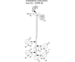 Kink Light 07508-6A,19 Подвес Сида черный G9 30W (4000K)