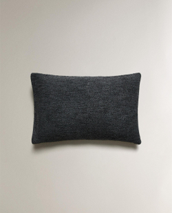 Zara Home наволочка декоративная из хлопка, синий, 30x50 см