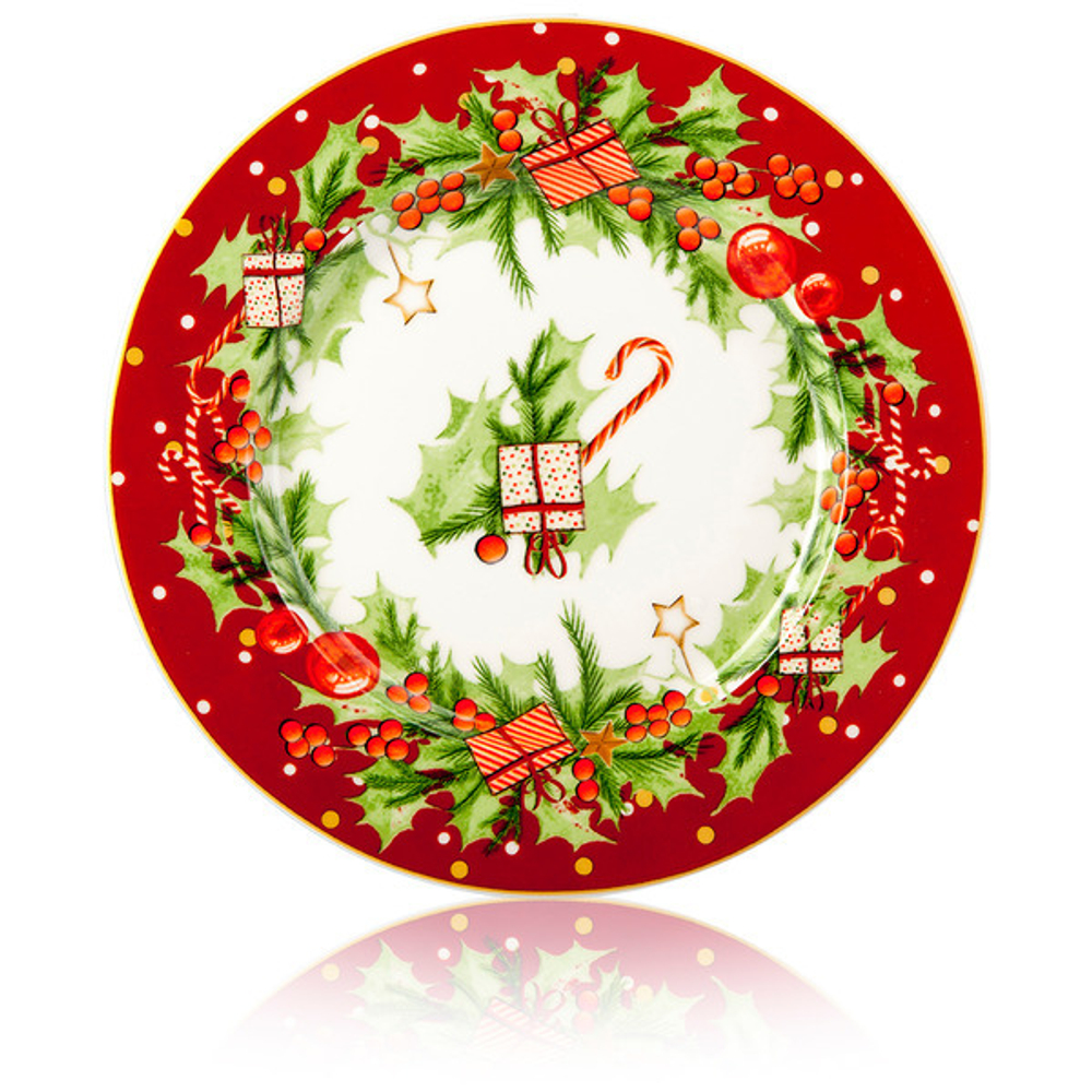 Набор из 6 тарелок десертных 19см Остролист Lamart