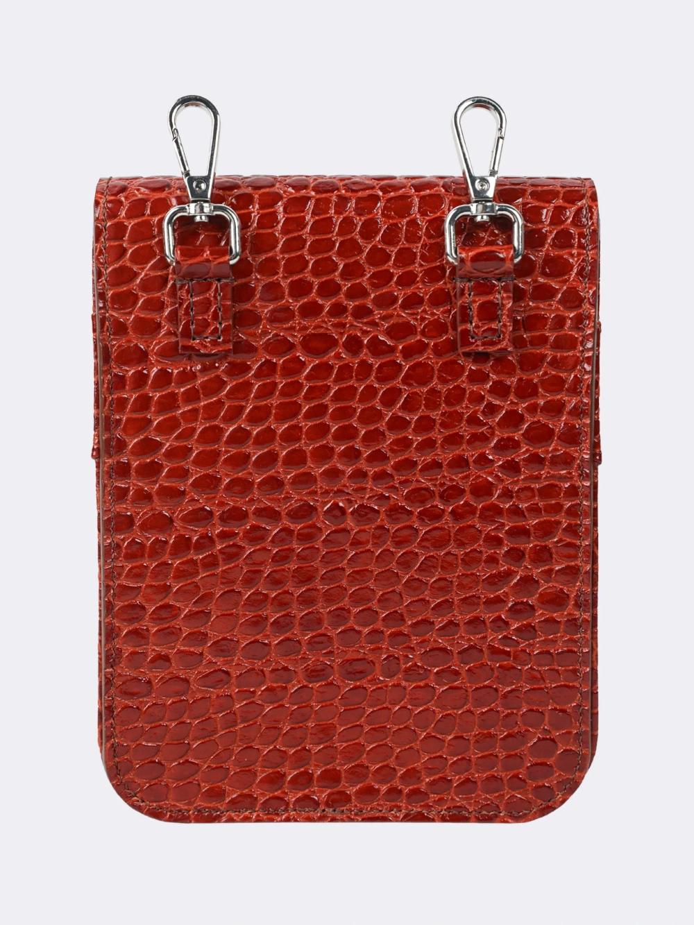 Сумка поясная рыжая "Рептилия" OLA OLA