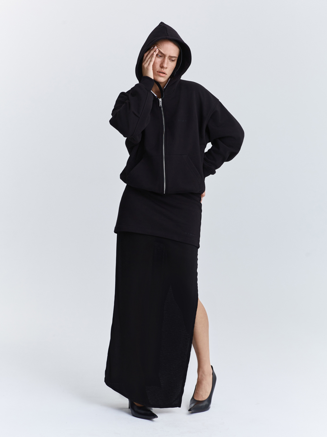 Зип худи из футера